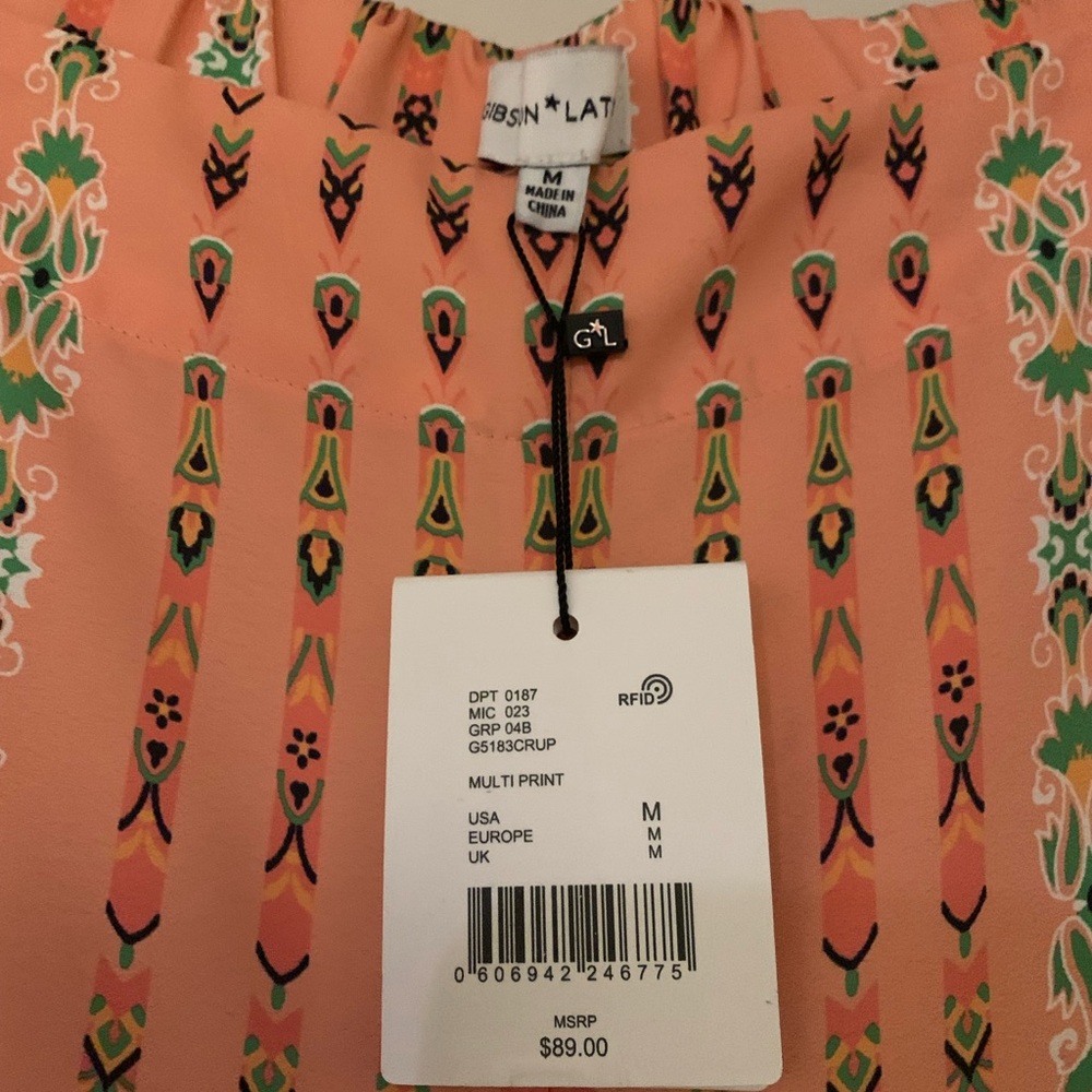Colorful Patterned wide leg pants